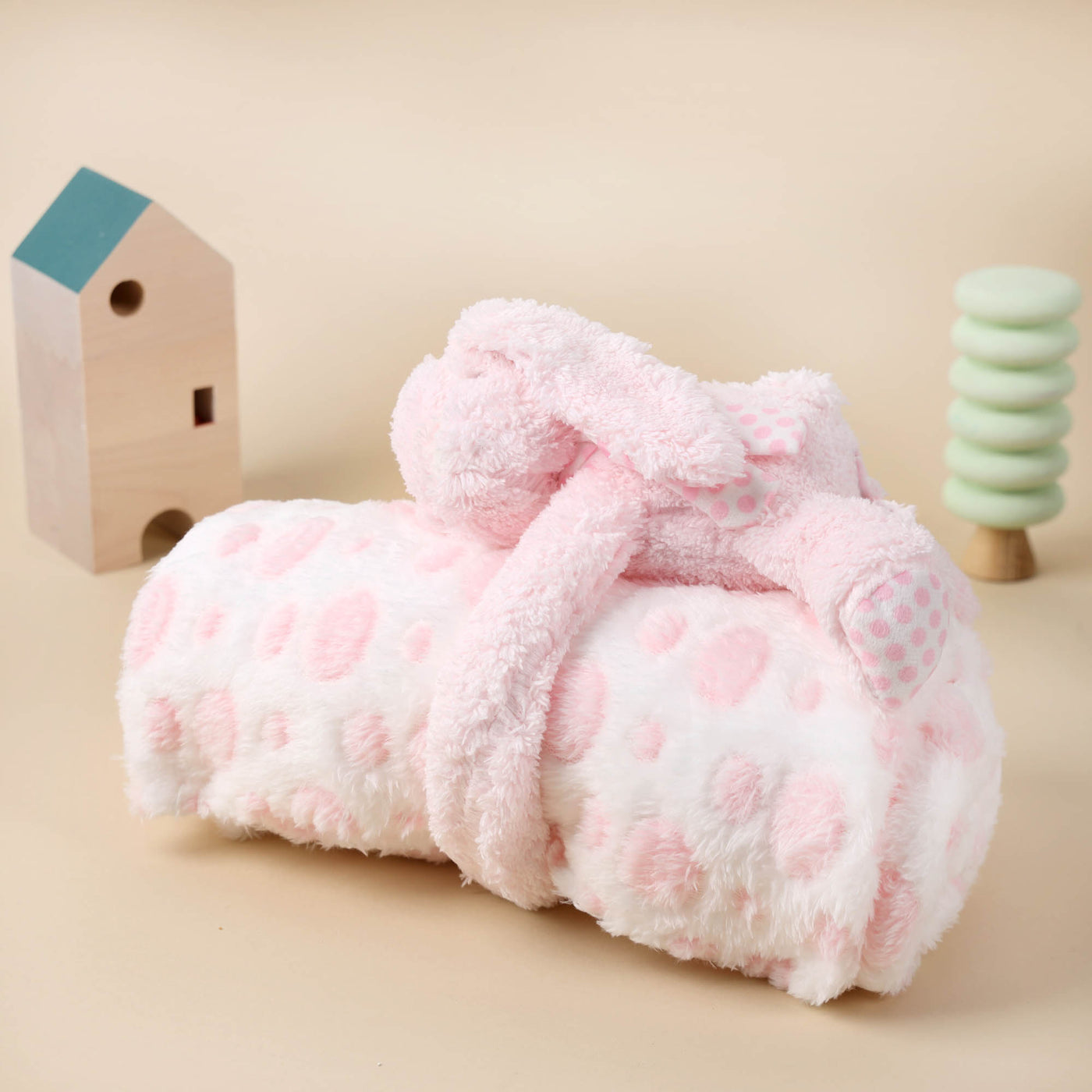 Cute Bunny Toy Blanket