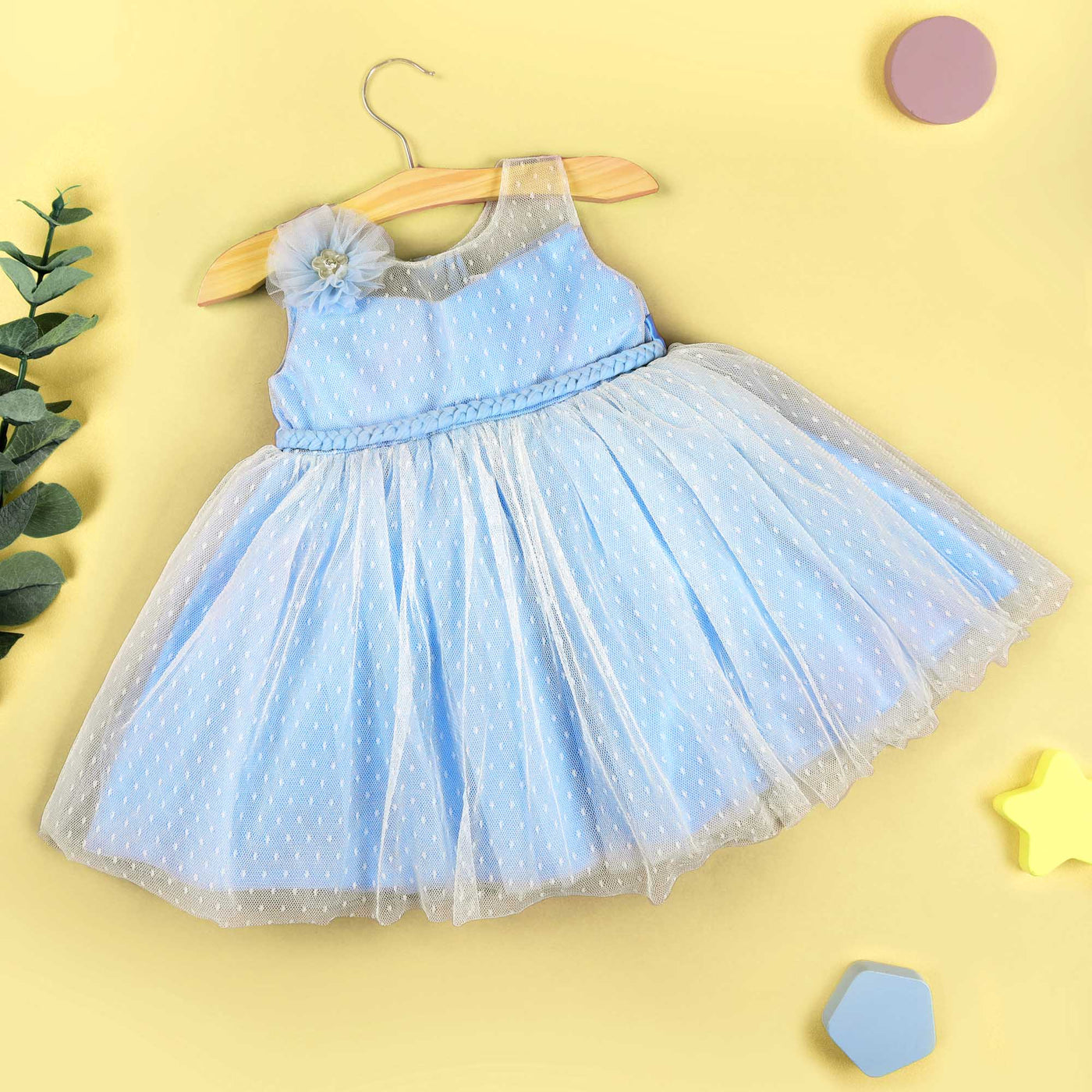 Blue Blossom Girls Party Dress 