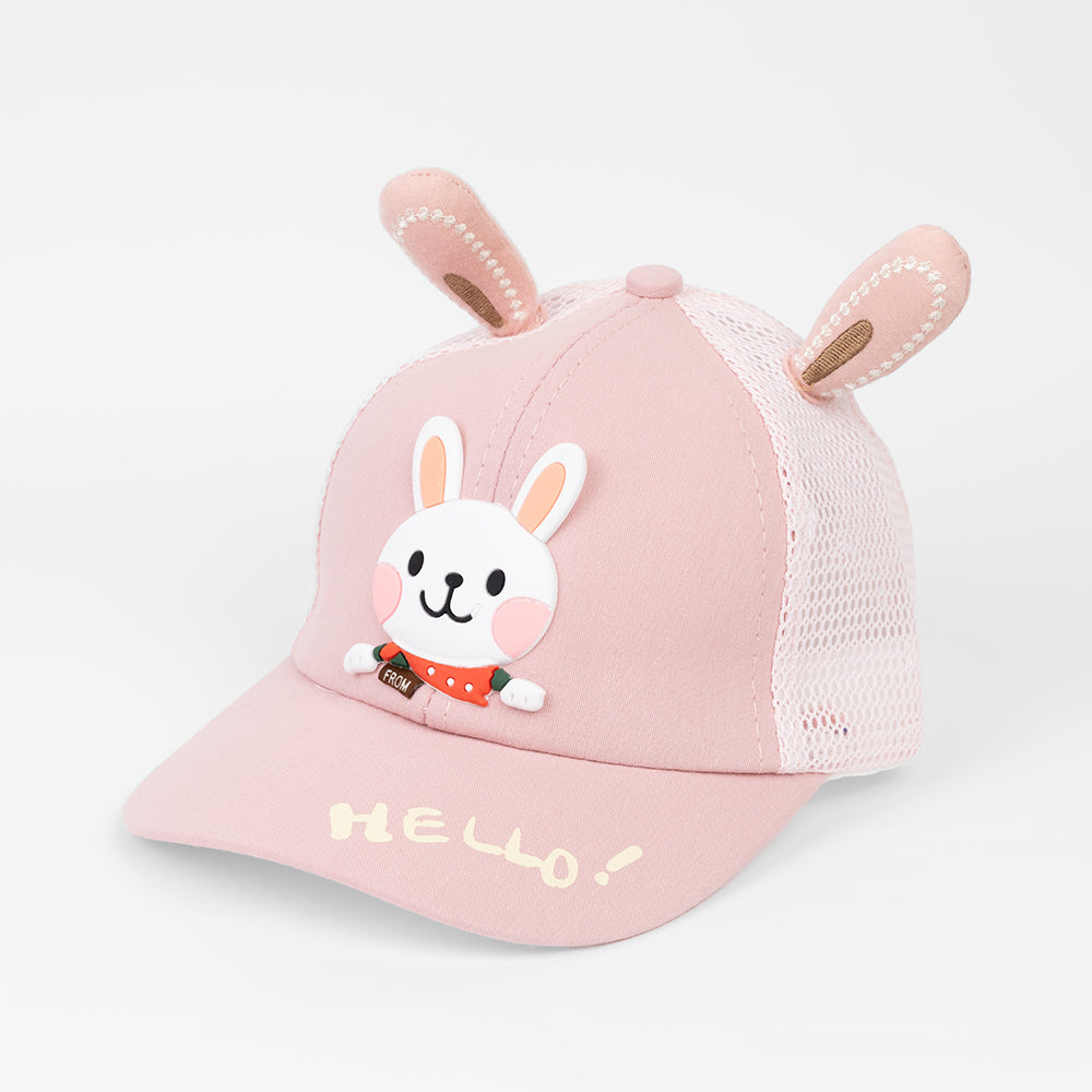 Blushing Teddy Baby Cap