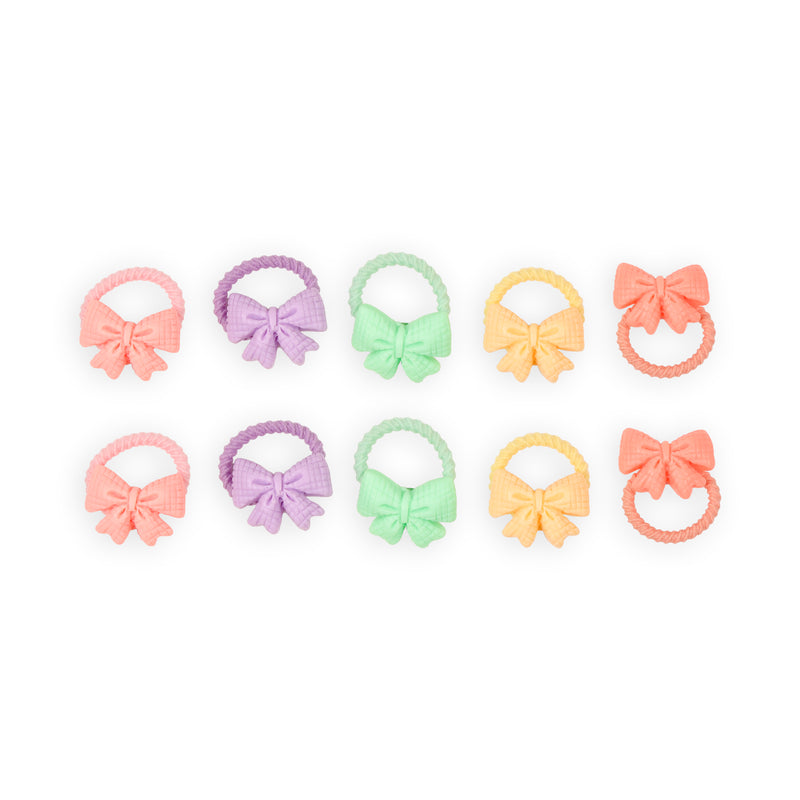 Bouncy Bow Rubberbands (Pack of 5 Pairs)