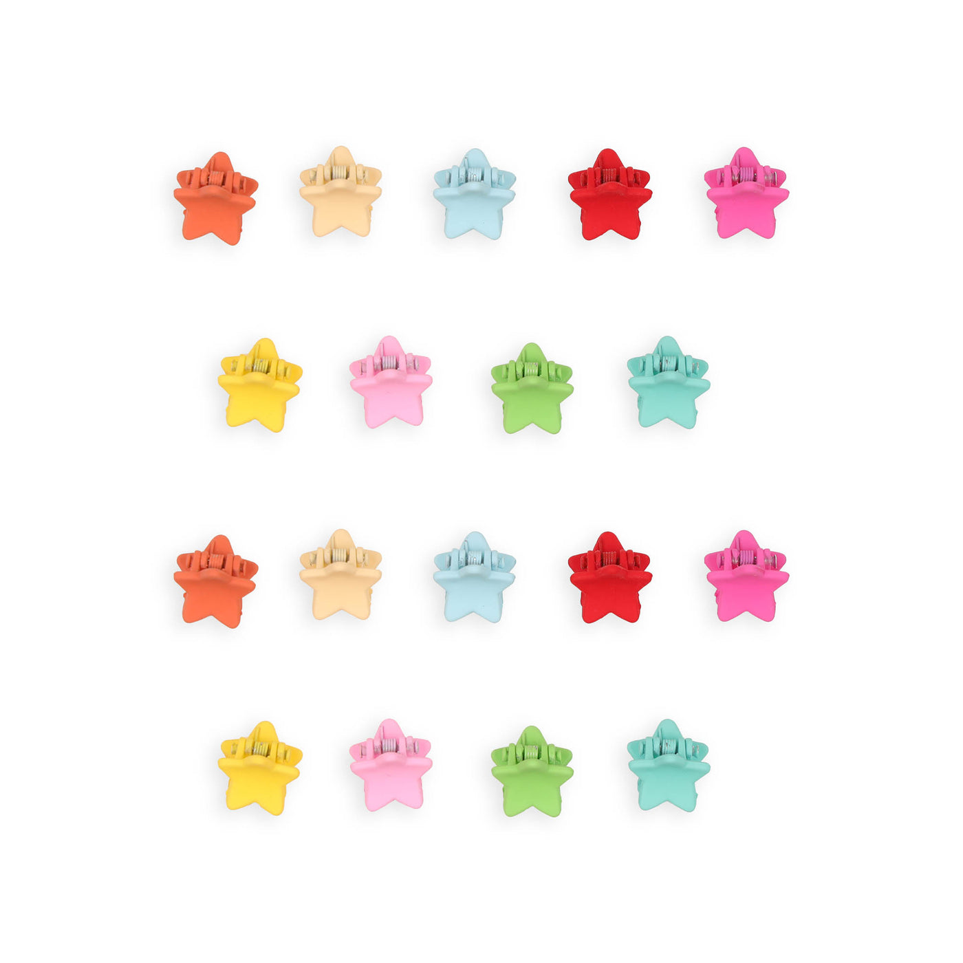 Star Claw Clips - Pack of 25