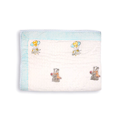  Bears & Ballons Quilted Thick Blanket