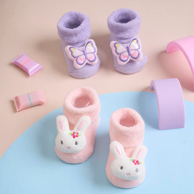 Happy Flutters 3d Socks