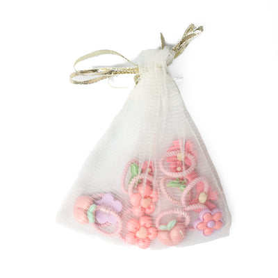 Bow & Blossom Rubberbands - Pack of 10