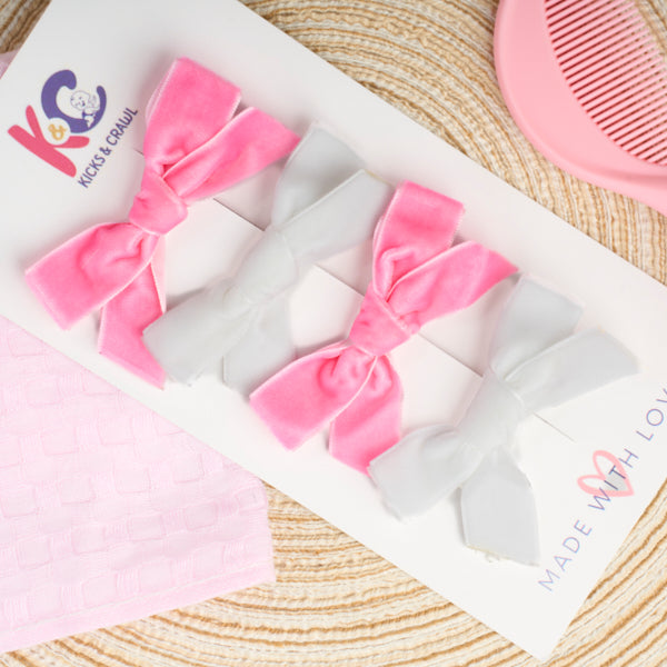 Cherry Blossom Bows Clip (Set of 4)