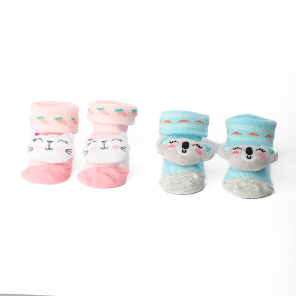 Cute Smiles 3d Socks - Pack of 2