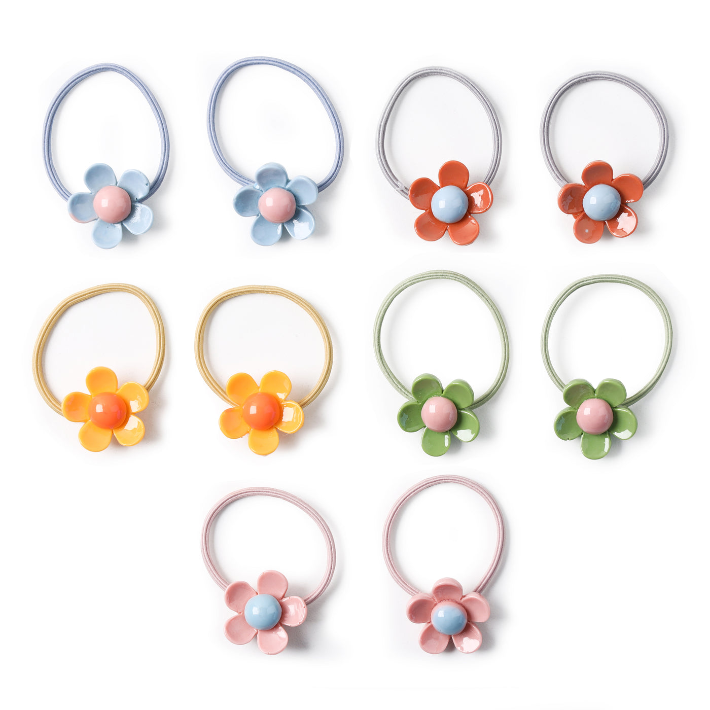 Blossom Tulips Rubberbands -Pack of 5