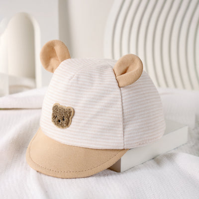 Little Cream Bear Cap