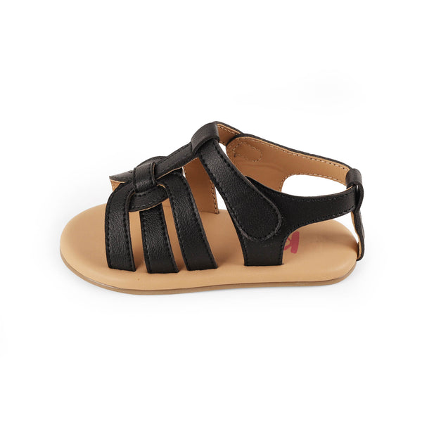 Black Gladiator Sandals