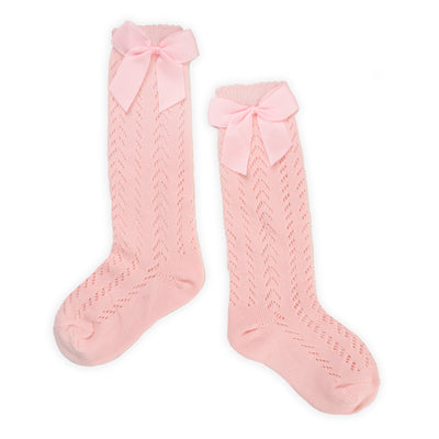 Pink-Bow Stockings