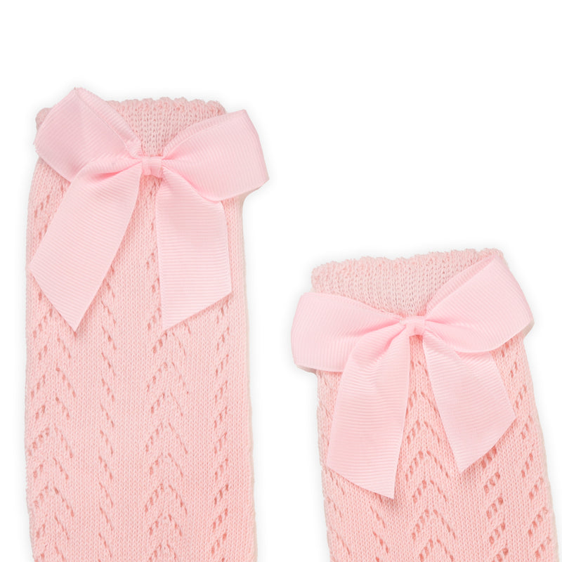 Pink-Bow Stockings