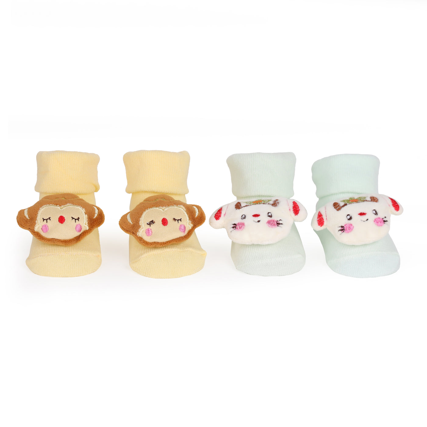 Monkey Friends Socks - Pack of 2