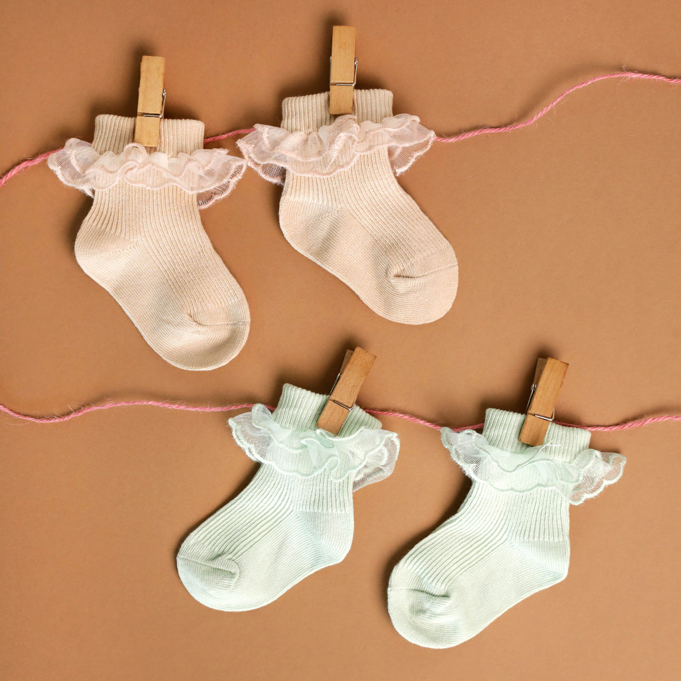 Frill and Twirl Socks (Pack of 2)