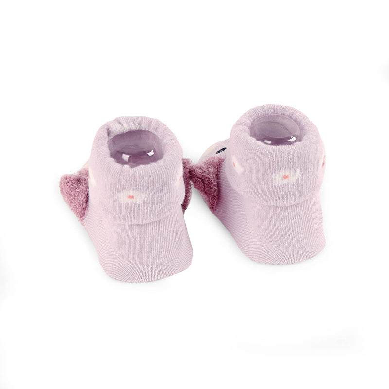 Little Piggies Pink and Purple Socks 