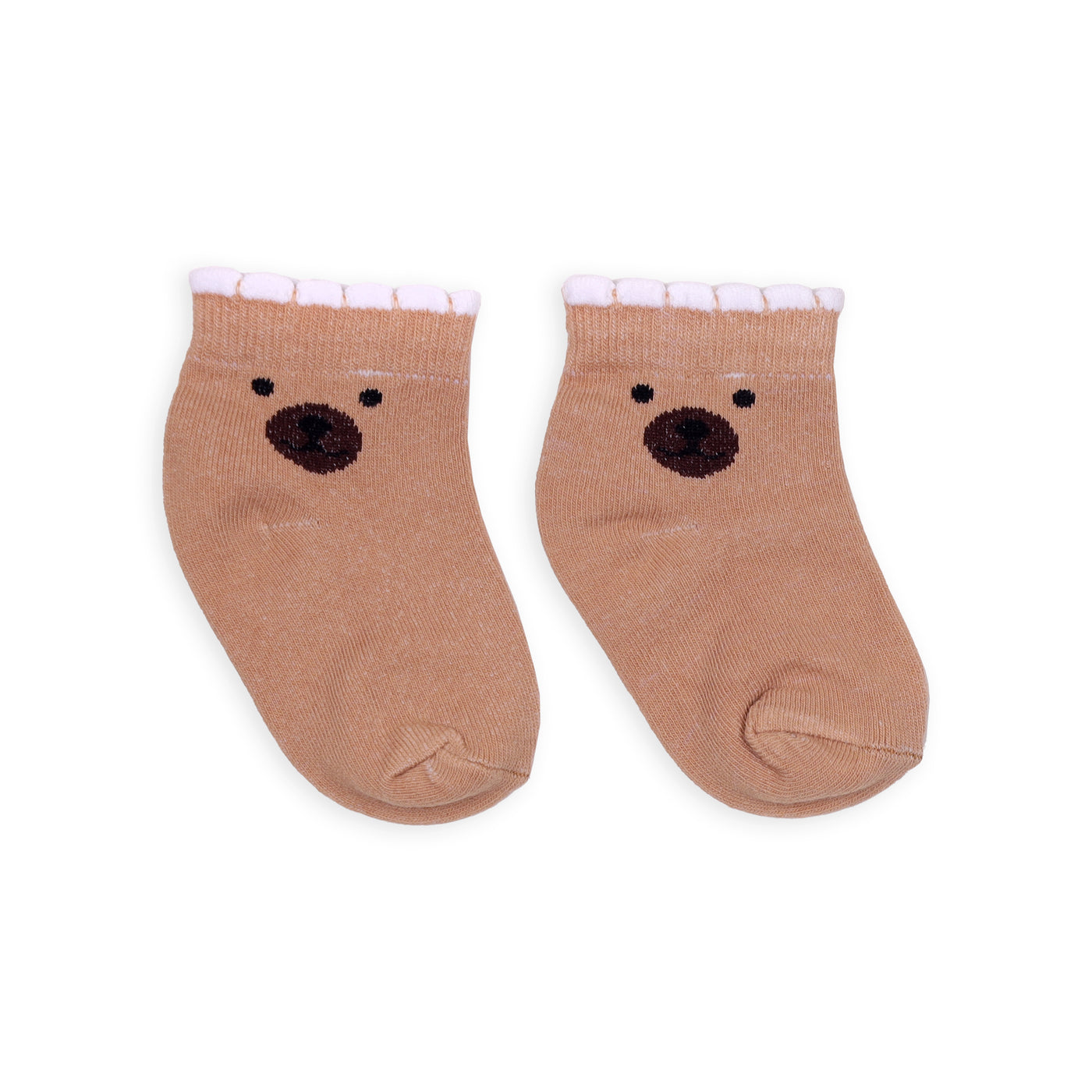 Cuddly Bear Flat Socks