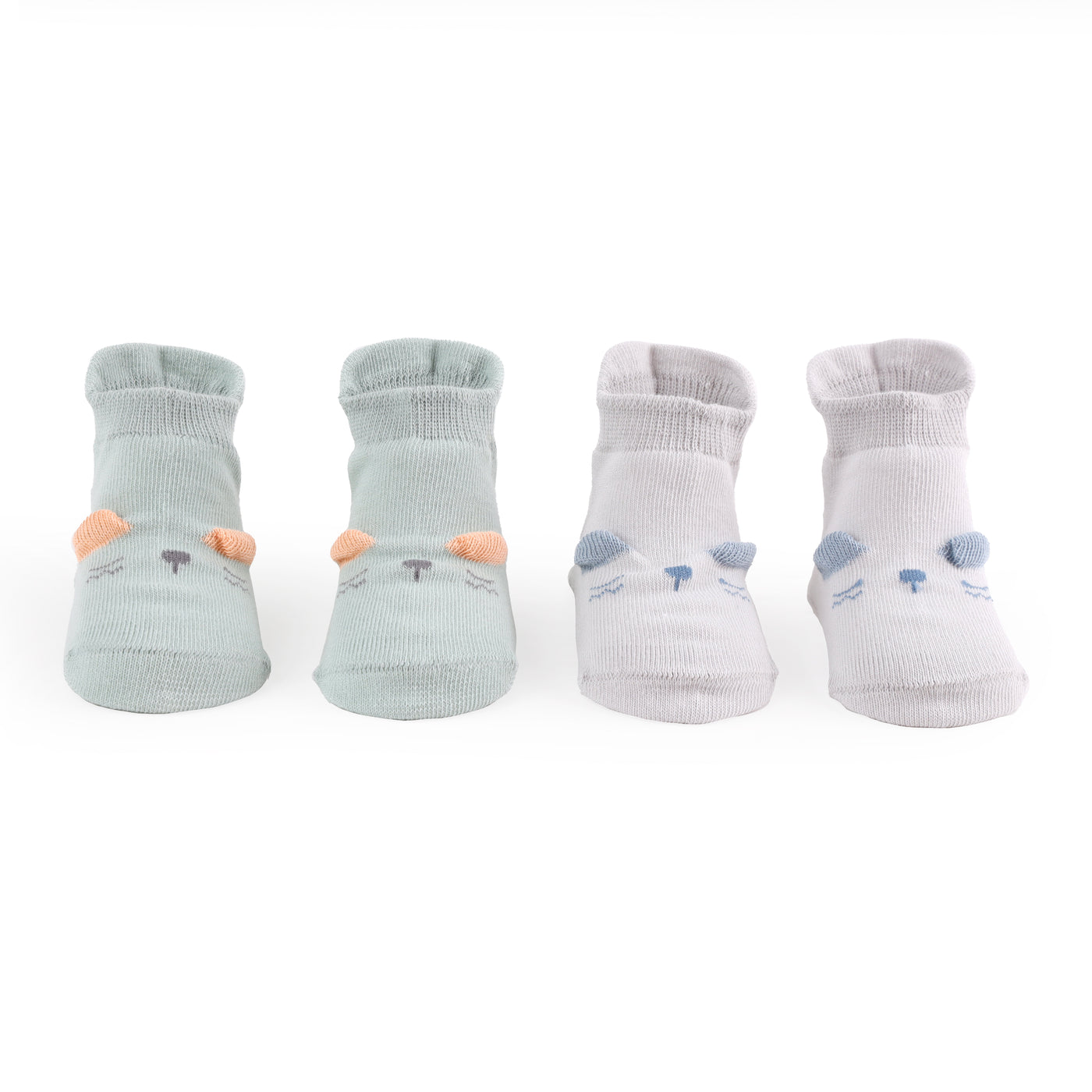 Little Mouse Flat Socks - Pack of 2