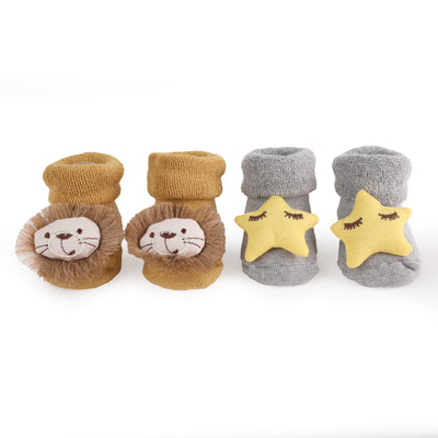 Star Lion Socks - Pack of 2