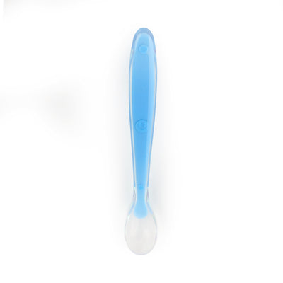 Baby Blue Long Silicone Spoon