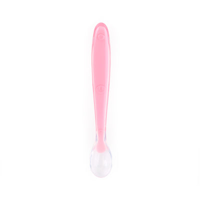 Baby Pink Long Silicone Spoon