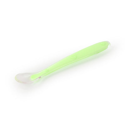 Baby Green Long Silicone Spoon