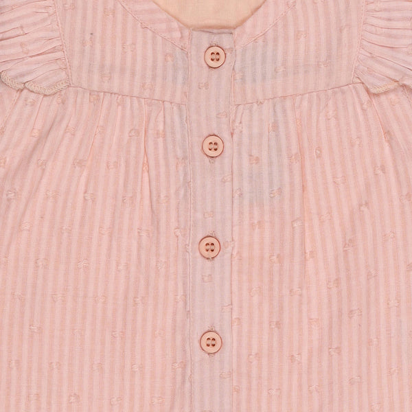 Baby Pink Buttoned Top