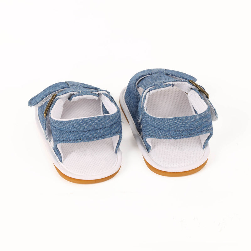 Double Denim Baby Shoes