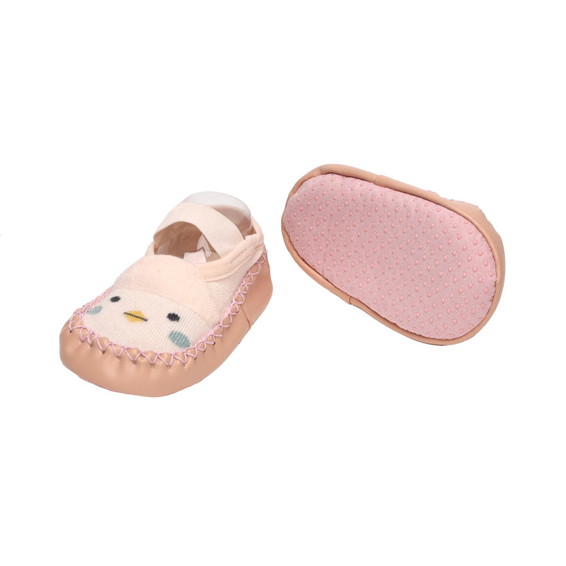 Happy Feet Pink & Peach Slip On Booties - 2 Pack