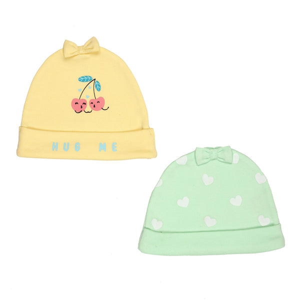 Merry Cherry Baby Caps - 2 Pack