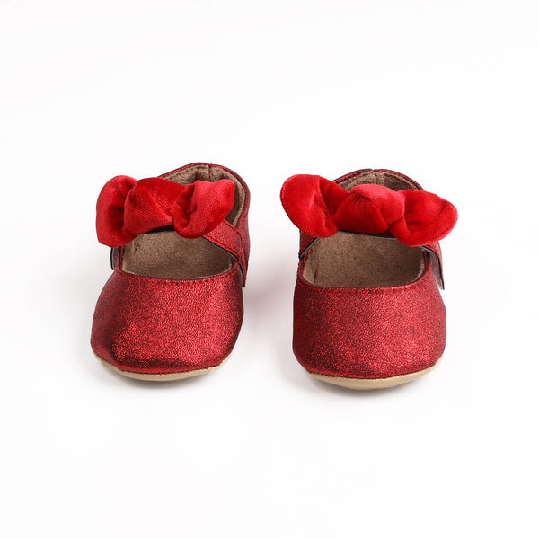 Cherry Red Baby Party Shoes