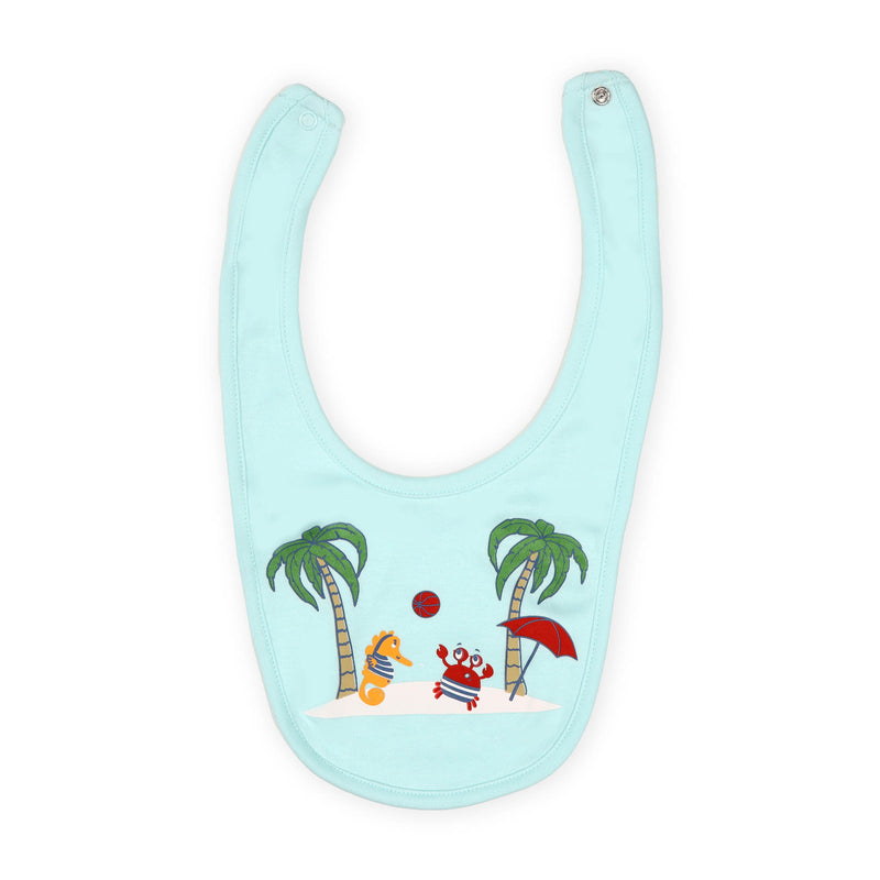Submarines & Seahorse Platytime Bibs - 2 Pack - Kicks and Crawl