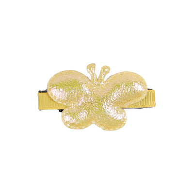 Butterfly Baby Yellow Hairclips - 4 Pack