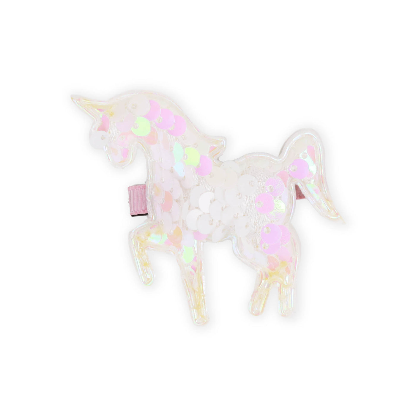 Floral Unicorn Pink Hairclips- 4 Pack