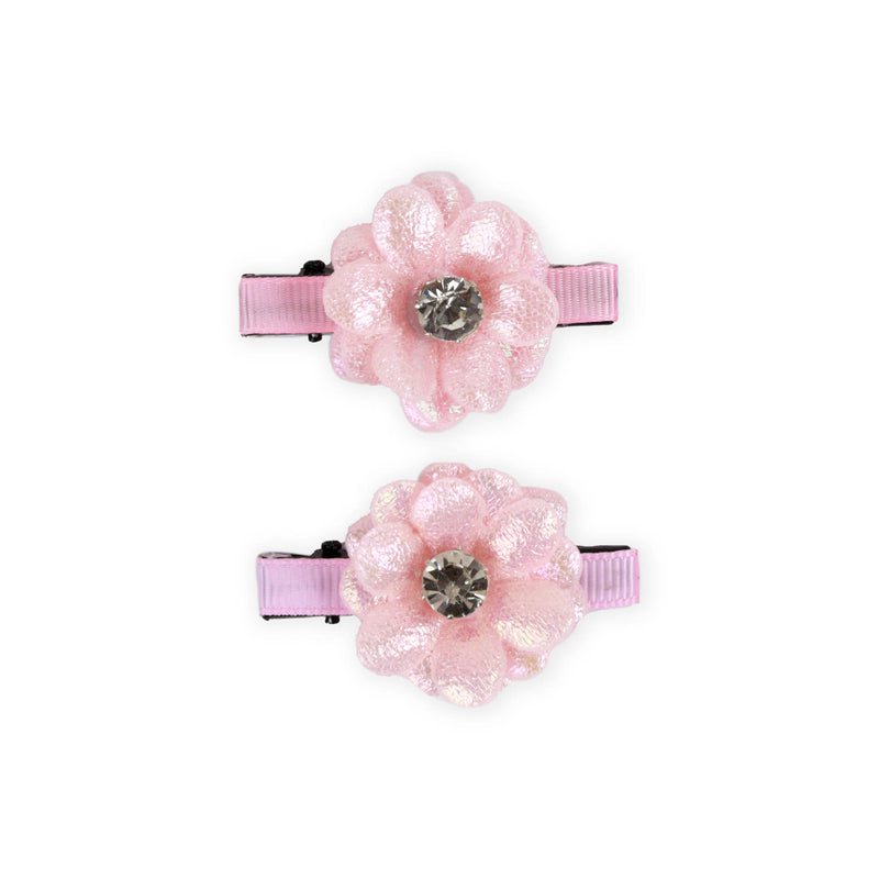 Floral Unicorn Pink Hairclips- 4 Pack