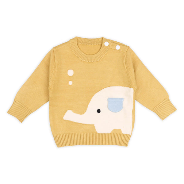 Yellow Baby Elephant Sweater