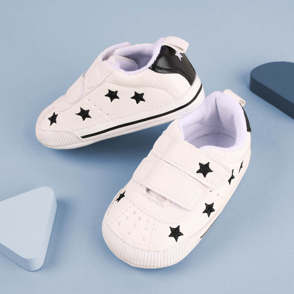 Rising Star Baby Shoes - White