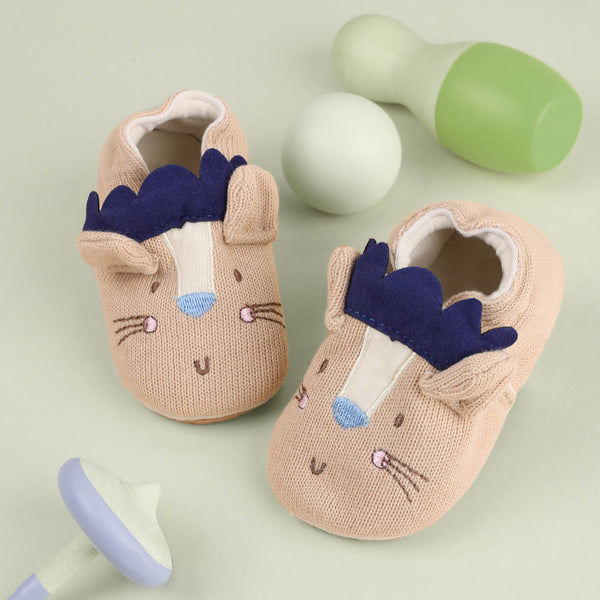 Mighty Mouse Baby Shoes - Beige