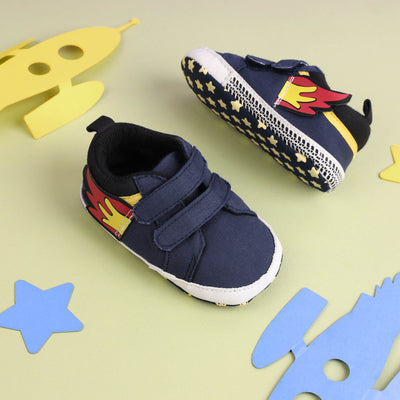 Flaming Baby Shoes Navy