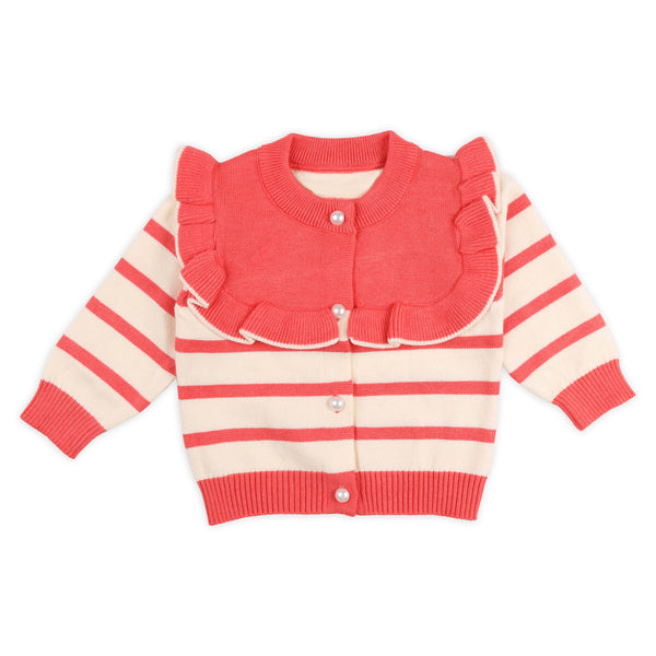 Ruffles & Stripes Pink Sweater