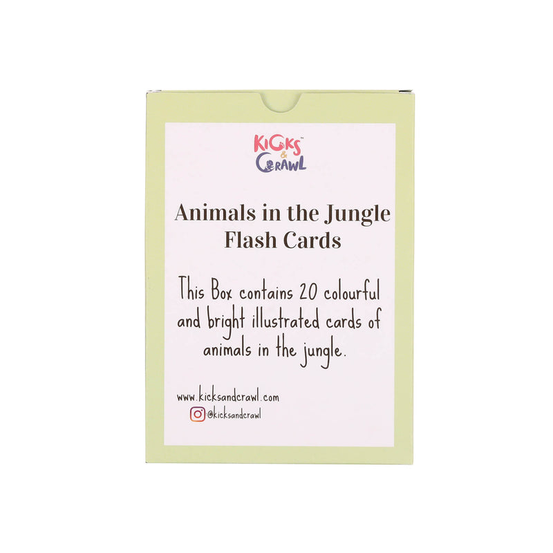 Jungle Animal Flashcards for Kids