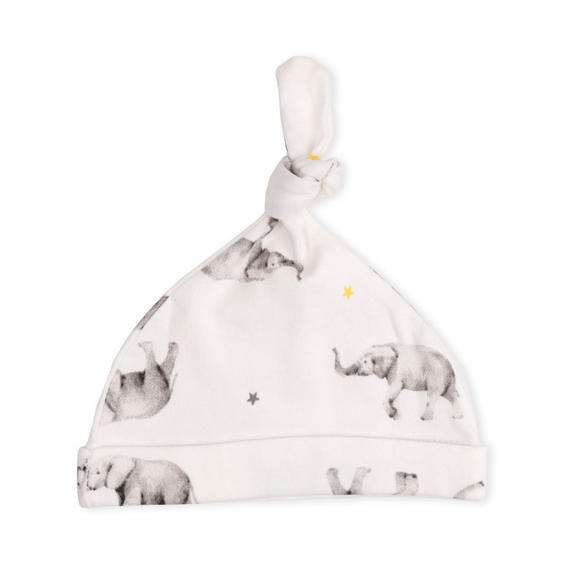 Baby Elephant Knotted Caps - 3 Pack