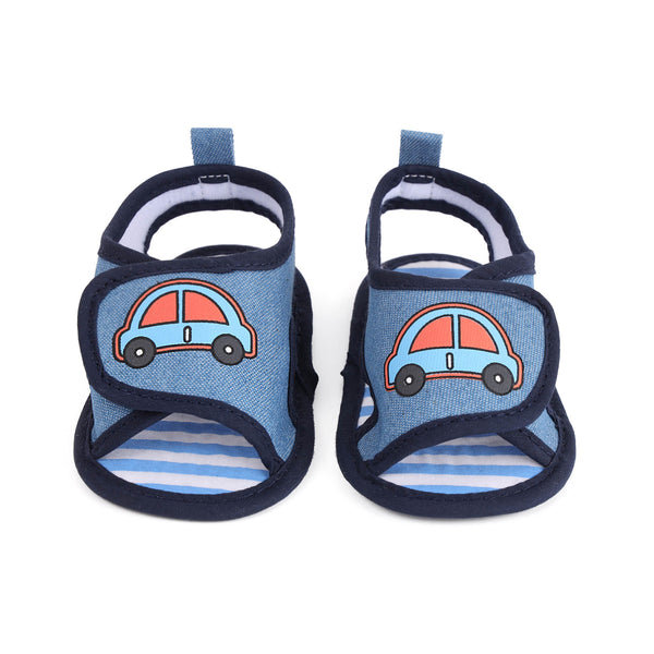 Racing Car Baby Shoes - Blue