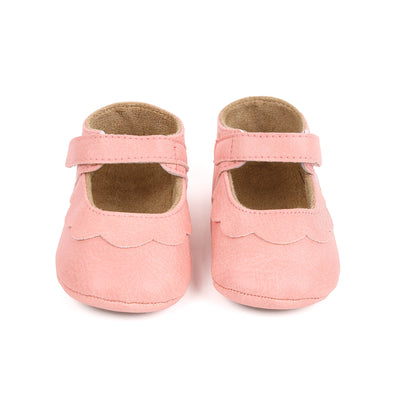 Pink Ruffle Baby Shoes