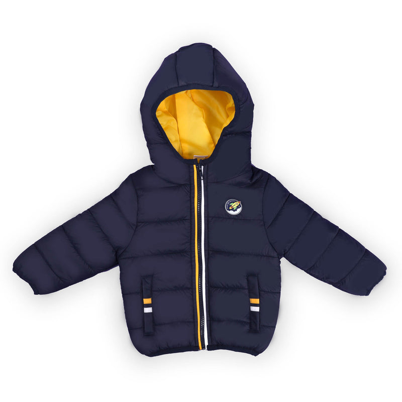 Space Star Navy Blue Puffer Jacket