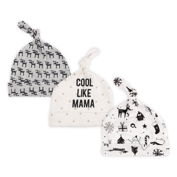 Cool Like Mama Knotted Caps - 3 Pack