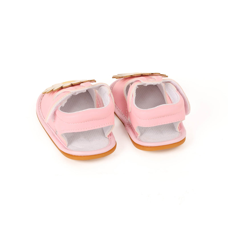 Flower Power Baby Shoes - Pink