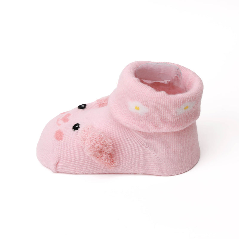 Animals Baby Pink & Mint Socks