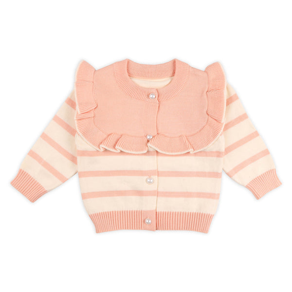 Ruffles & Stripes Peach Sweater