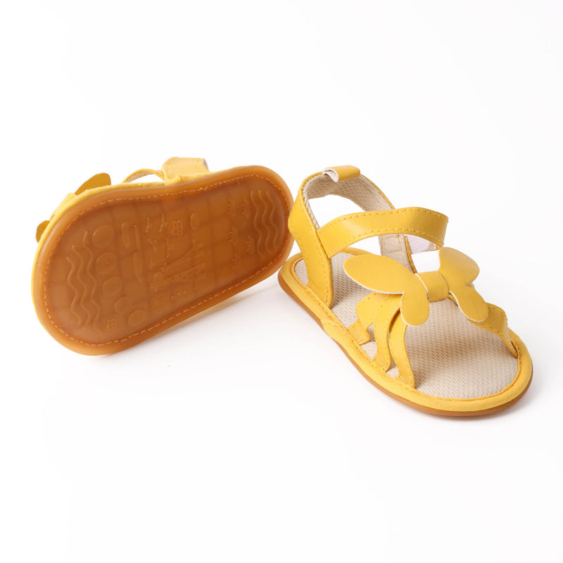 Fly Butterfly Yellow Sandals