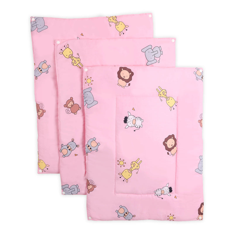 Forest Friends Baby Re-Usable Diaper Changing Mats - Pack of 3