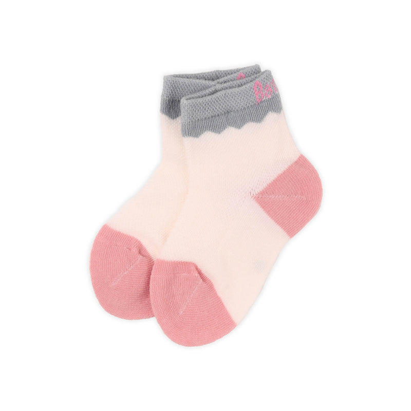 Pink Hearts Baby Socks - 3 Pack